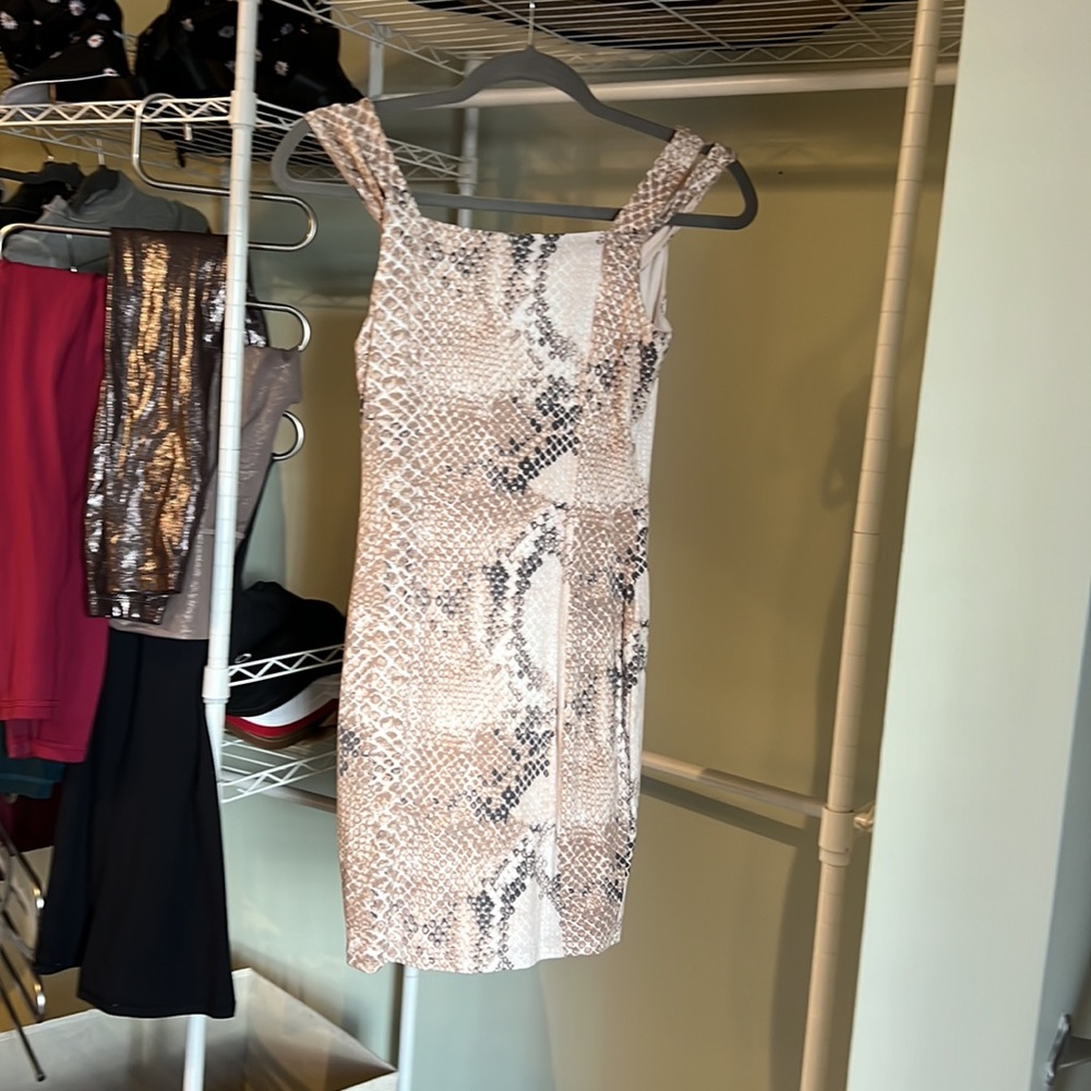 Snake skin print Guess dress